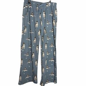 Comfies Siberian Husky Print Pajama Bottoms